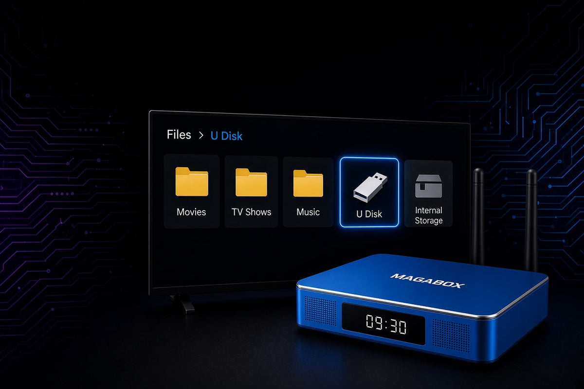 Magabox How to Find Your U Disk Files