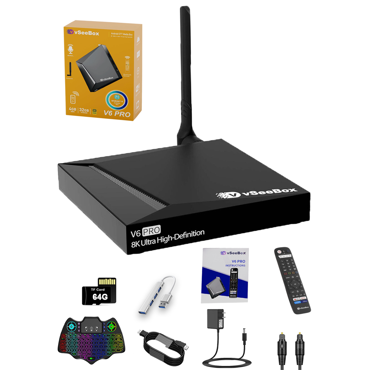 vSeeBox V6 Pro with  Accessory