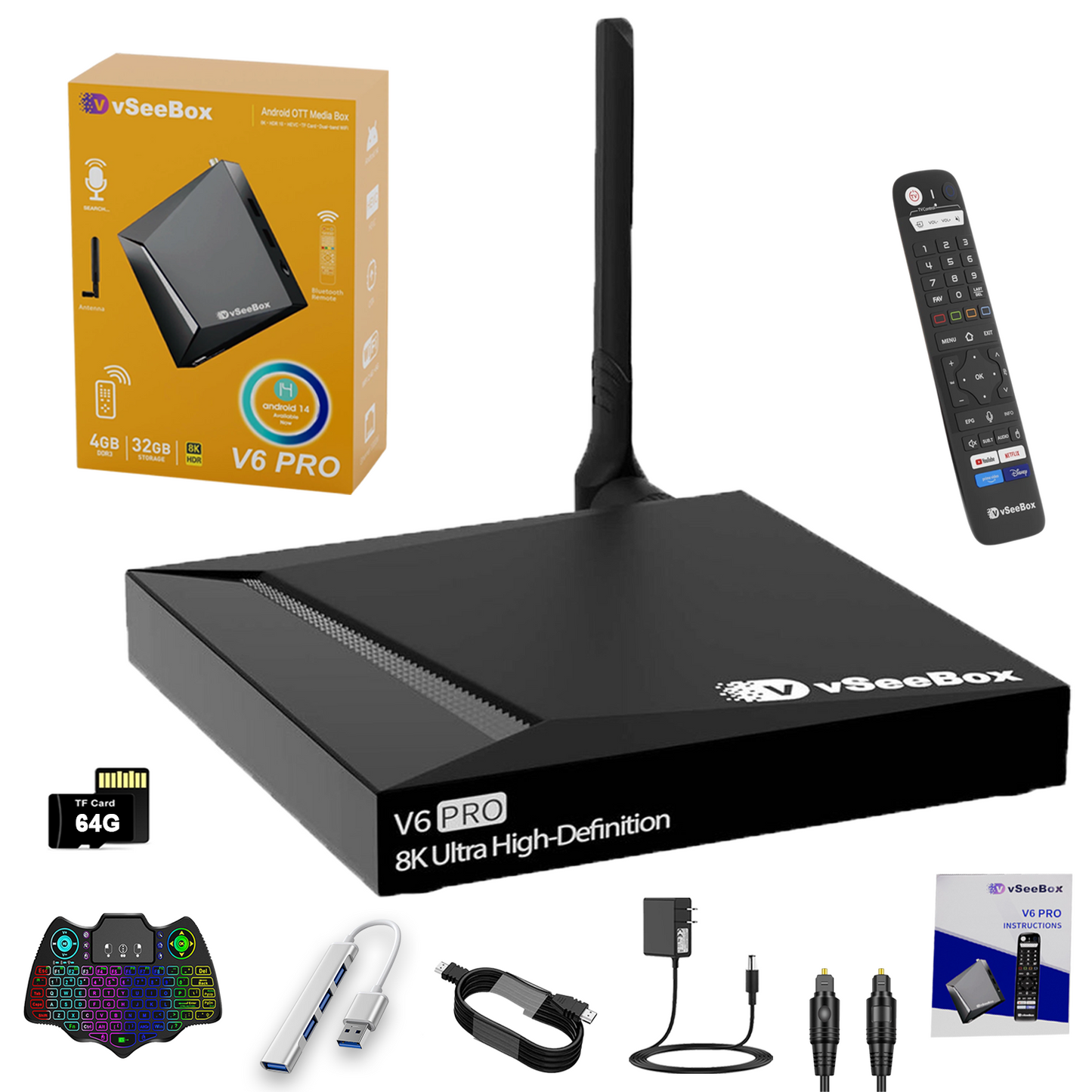 vSeeBox V6 Pro with  Accessory