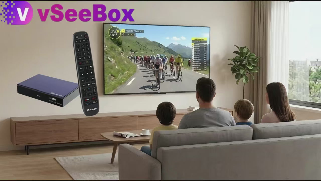 Load video: The vSeeBox V6 Plus is the enhanced 2026 model of the popular vSeeBox streaming media player series.